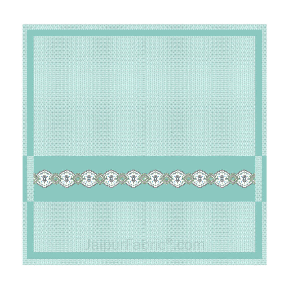 Sea Green Oasis Pure Cotton King Size Double BedSheet
