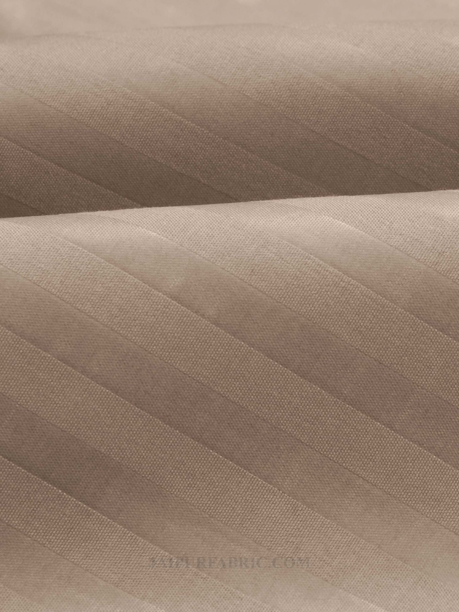 Light Brown Satin Stripes Single BedSheet