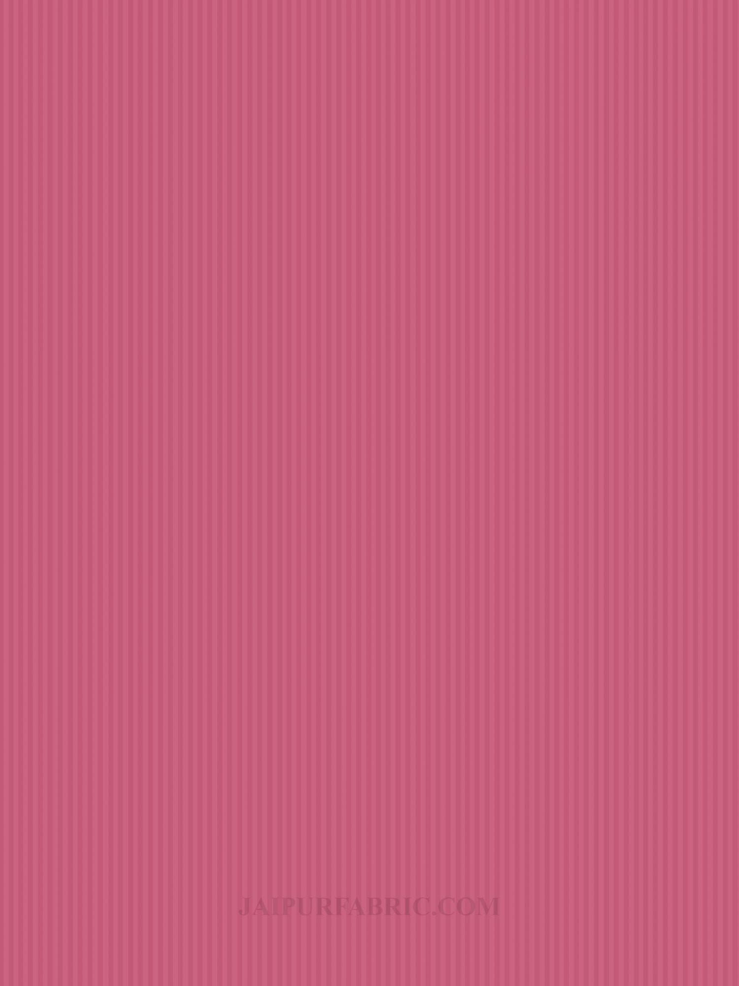 Rose Pink Satin Stripes Single BedSheet