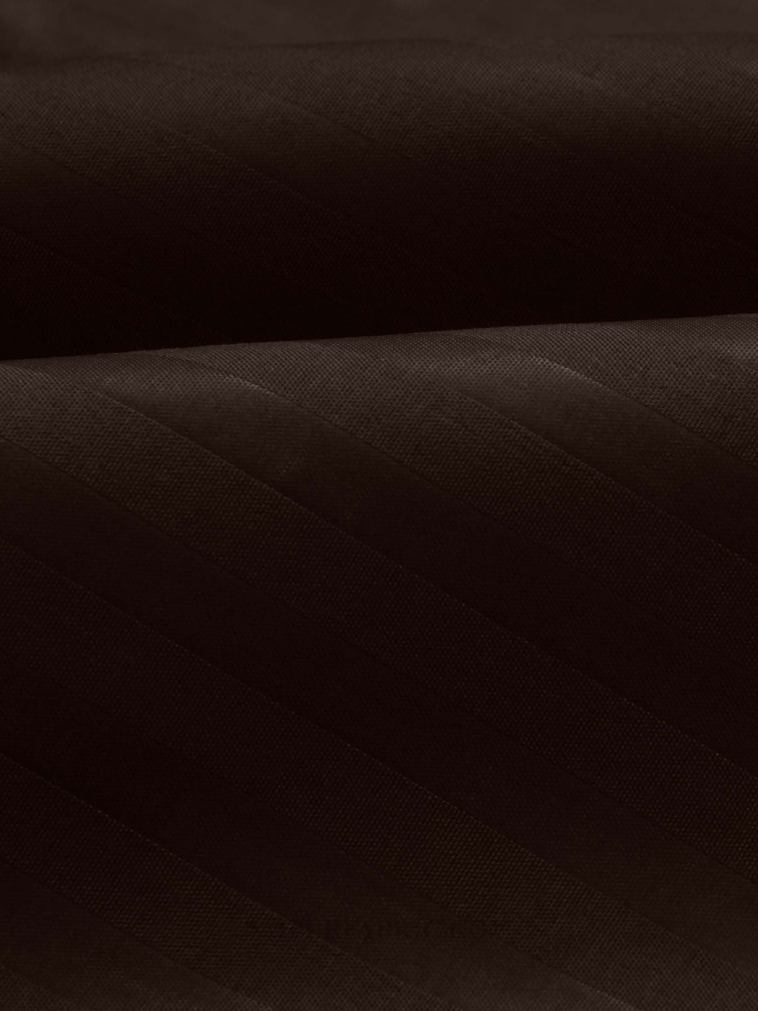 Dark Brown Satin Stripes Single BedSheet