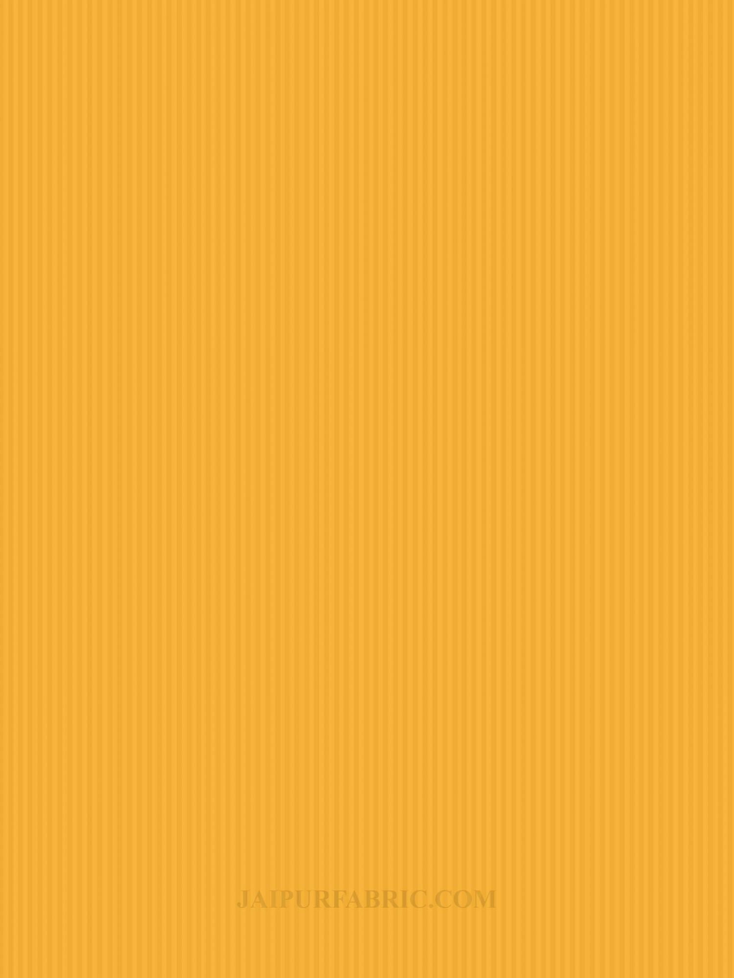 Mango Yellow Satin Stripes Single BedSheet