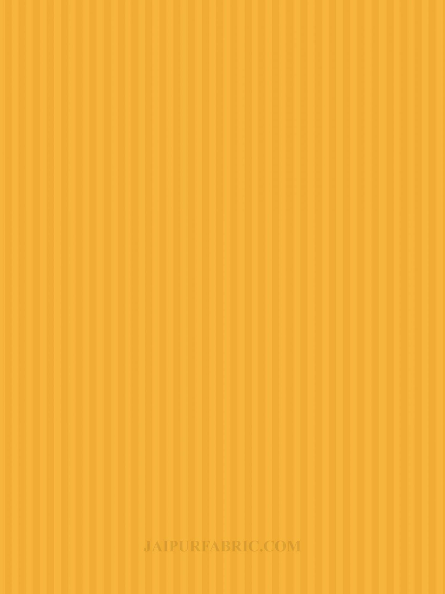Mango Yellow Satin Stripes Single BedSheet