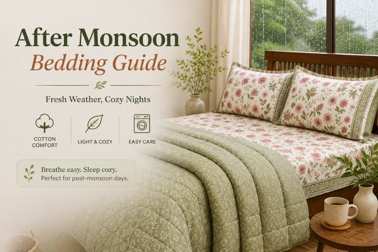 After Monsoon, Before Winter: What Should You Change in Your Bedding?