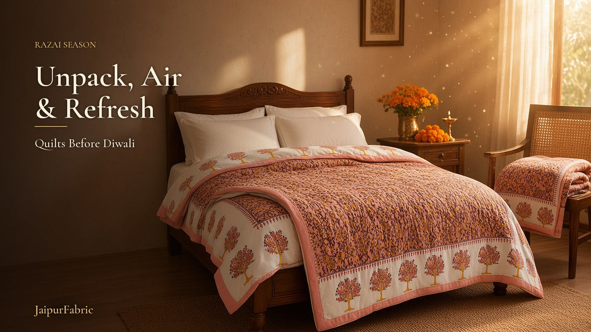 Razai Season: Unpack, Air & Refresh Quilts Before Diwali