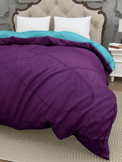 Purple Ocean Blue Double Bed Comforter