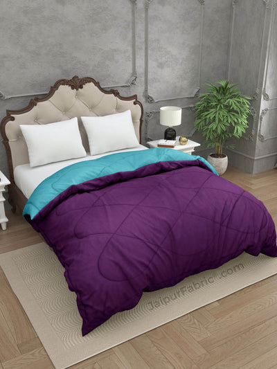 Purple Ocean Blue Double Bed Comforter