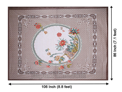 Pastel Earth Light 240 TC Double Bedsheet
