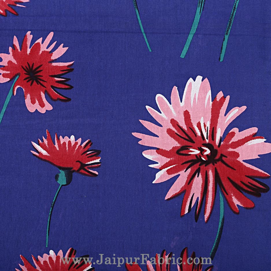 Sun Flower Double Bedsheet Combo of 4