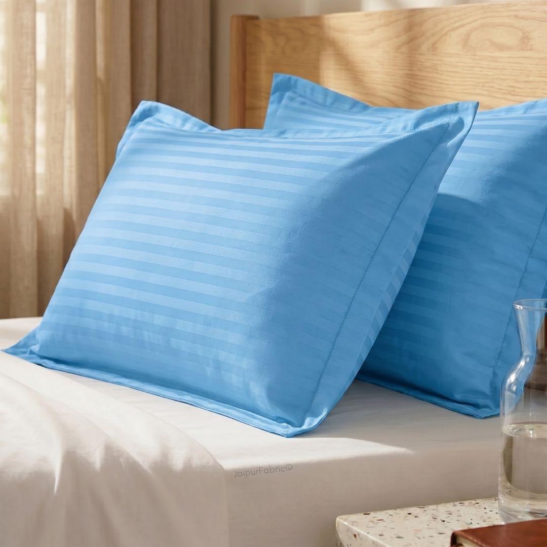 Sky Blue Color Pillow Cover Pair