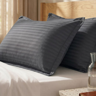 Grey Color Pillow Cover Pair