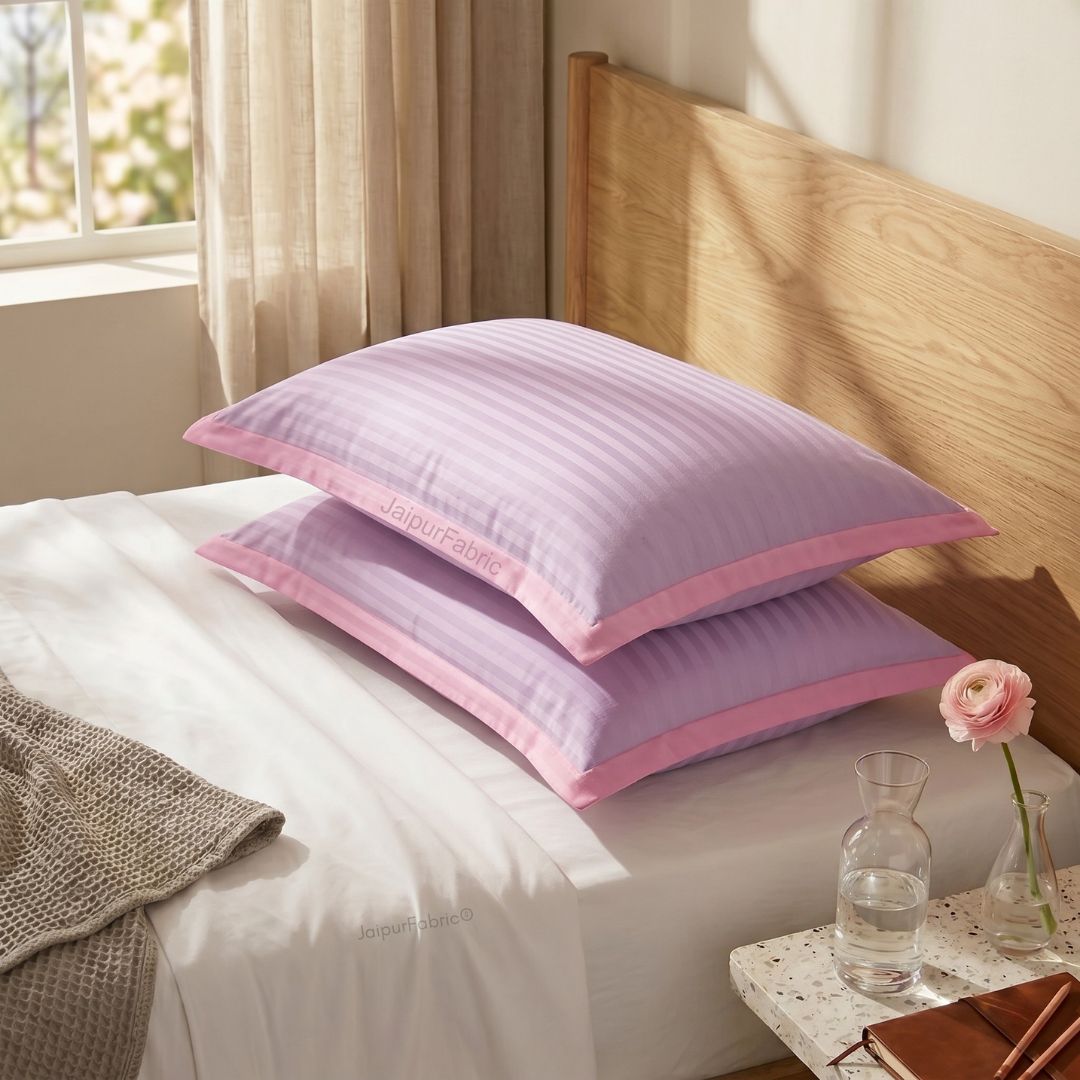 Pink Color Pillow Cover Pair