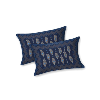 Traditional Goldi Nevy Blue King Size BedSheet