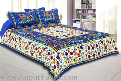 Beautiful Multicolor 4 Bedsheet + 8 Pillow Covers Set