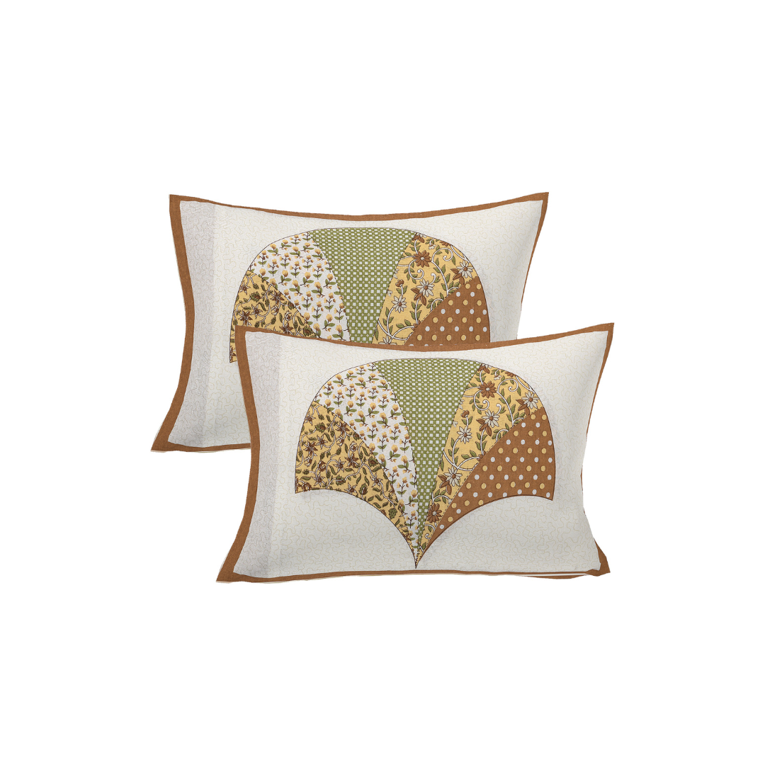Garden By The Bay Brown Double Bedsheet