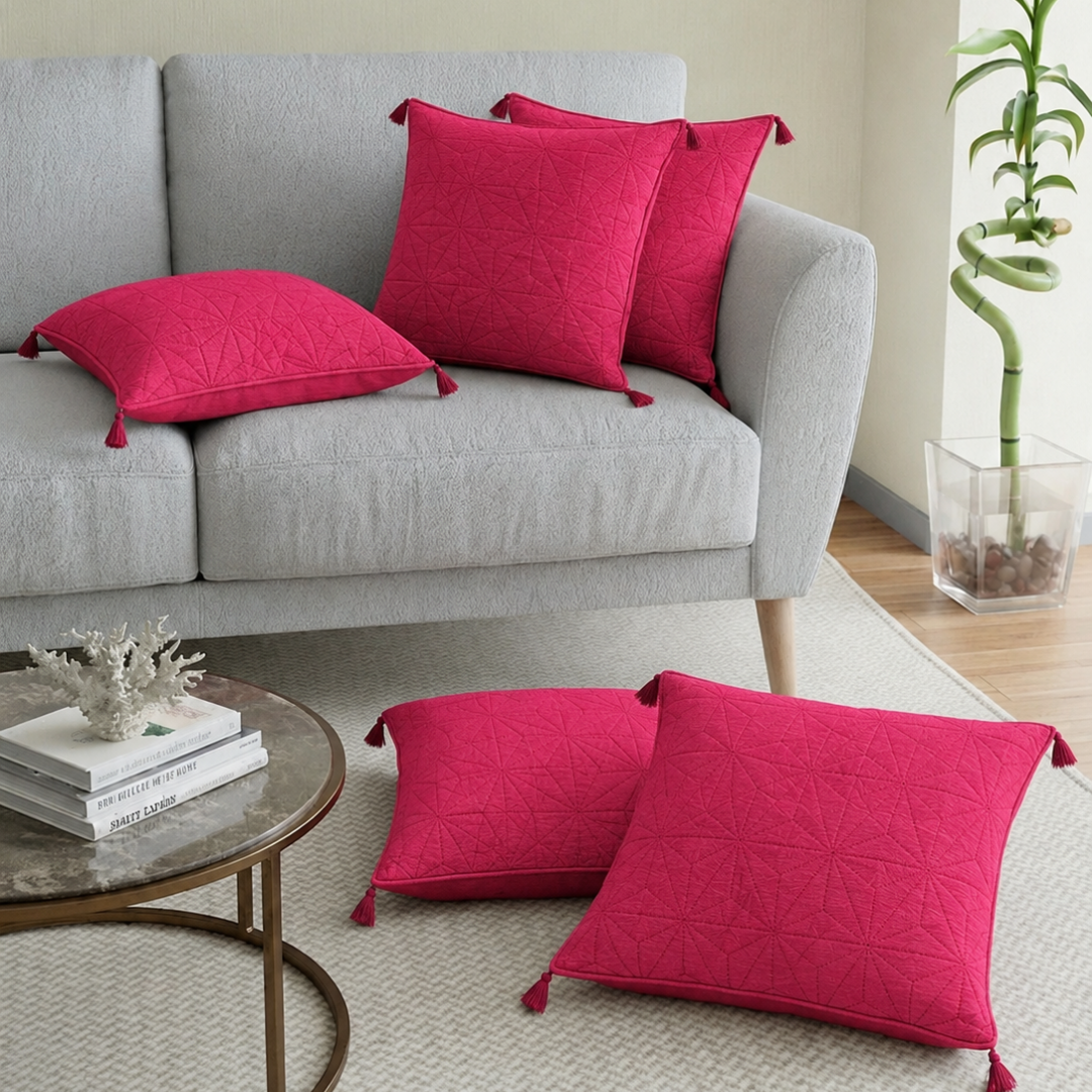 Rani Color stitched design Cushion cover