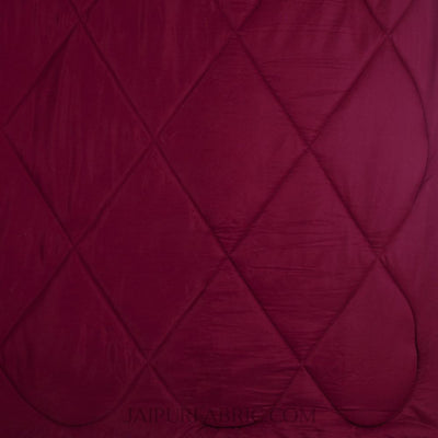 Maroon Light Grey Double Bed Comforter