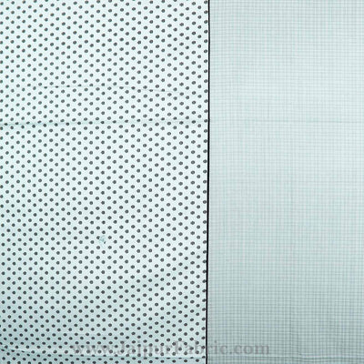 Grey Pearls Double Bedsheet
