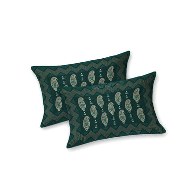 Traditional Goldi Sea Green King Size BedSheet
