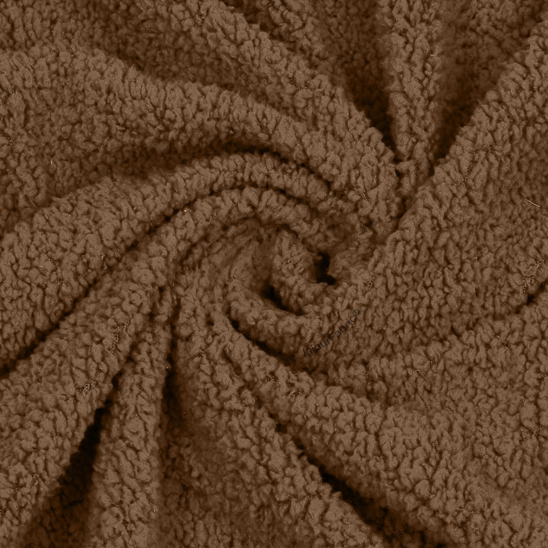 Velvet Plush Rustic Amber Double Bed Blanket layered with Ultra-Soft Sherpa Fabric