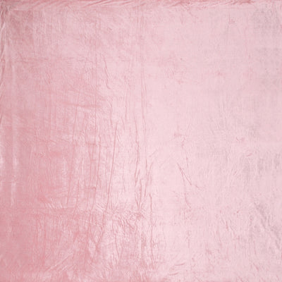 Velvet Plush Baby Pink Double Bed Blanket layered with Ultra-Soft Sherpa Fabric