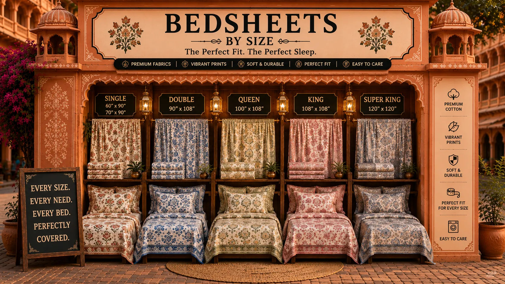 Bedsheets by Size