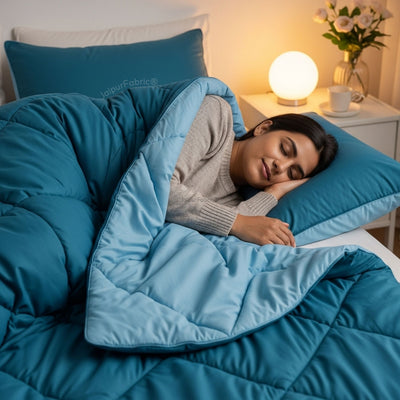 Ocean Blue Teal Blue Double Bed Comforter