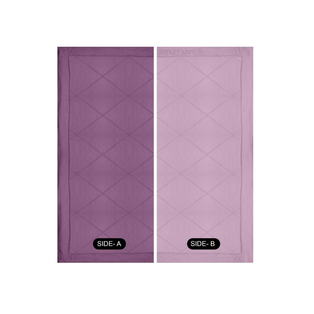 Lilac Purple - Light Purple Double Bed Comforter