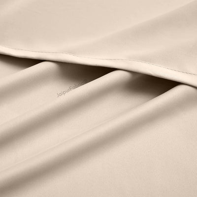 Cream Solid Blackout Curtains (Pack of 2)