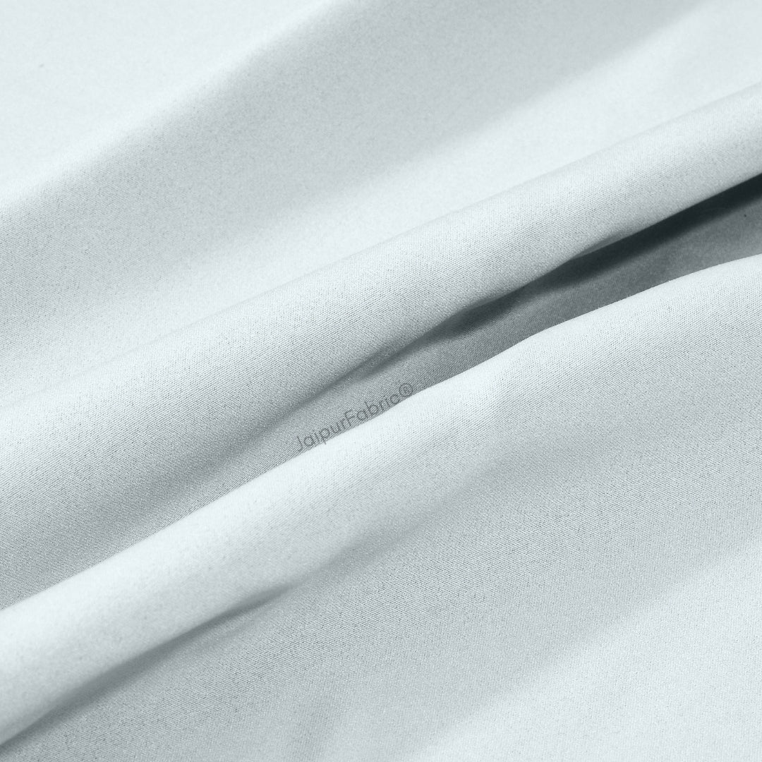 Ice Blue Solid Blackout Curtains (Pack of 2)