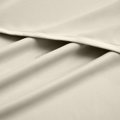 Ivory Solid Blackout Curtains (Pack of 2)