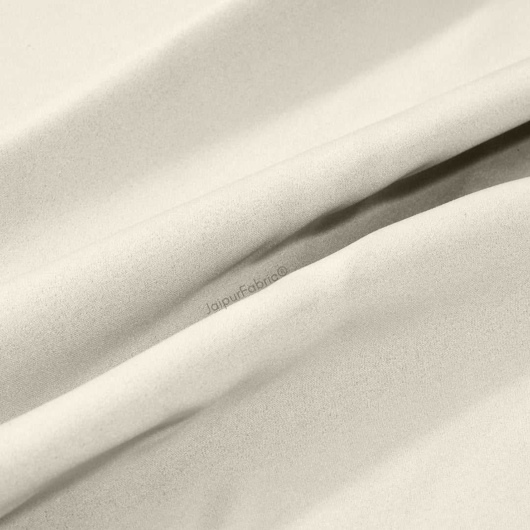 Ivory Solid Blackout Curtains (Pack of 2)