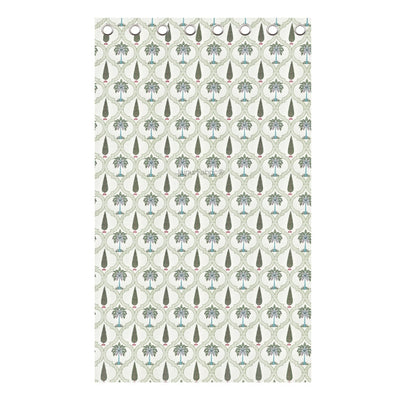Hand Block Printroots Printed Curtains with Intricate Floral Designs (Pack of 2)