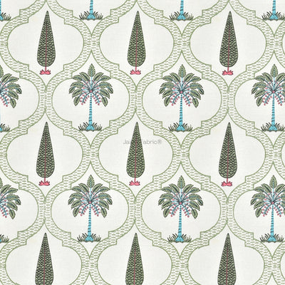 Hand Block Printroots Printed Curtains with Intricate Floral Designs (Pack of 2)