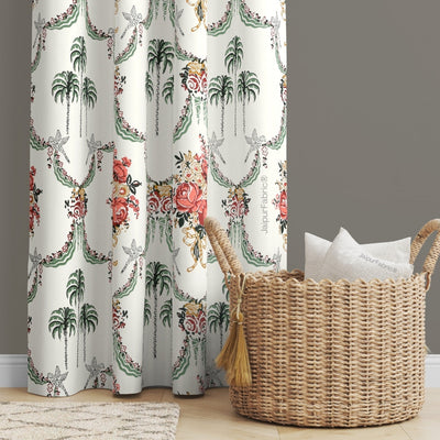 Printroots Classic Hand Block Printed Cotton Curtains India Blocks (Pack of 2)