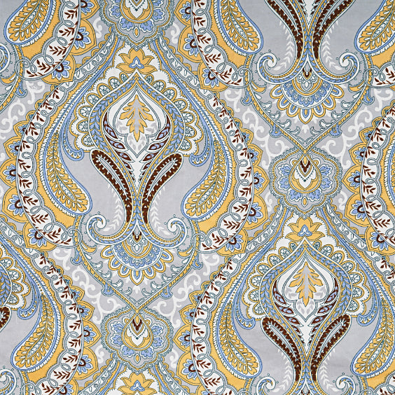 Gilded Heritage Motif Double Bedsheet