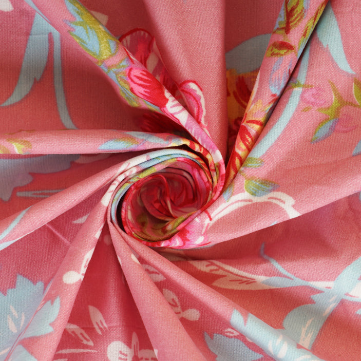 Mystic Bloom Sanctuary Double Bedsheet