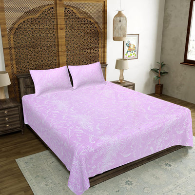 Purple Grasslands Vista Double Bedsheet