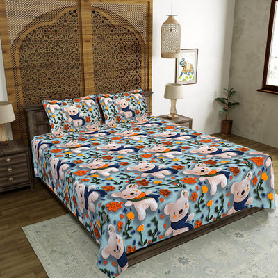 Cuddly Eucalyptus Spirit Double Bedsheet