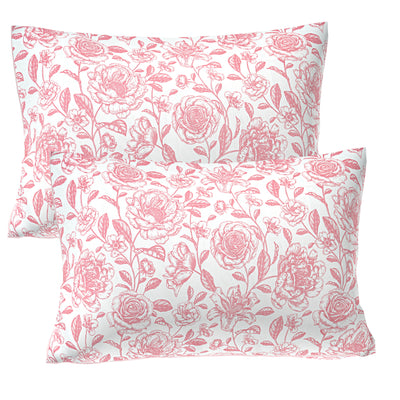 Ruby Charcoal Illustration Double Bedsheet