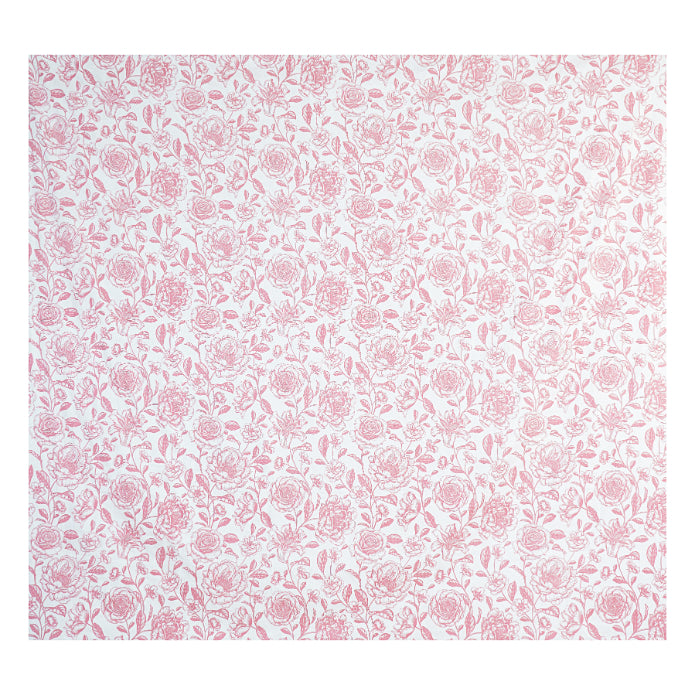 Ruby Charcoal Illustration Double Bedsheet