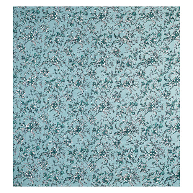 Cyan Ivy Trellis Double Bedsheet