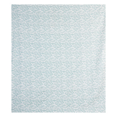 Menthol Ornate Chiffon Double Bedsheet