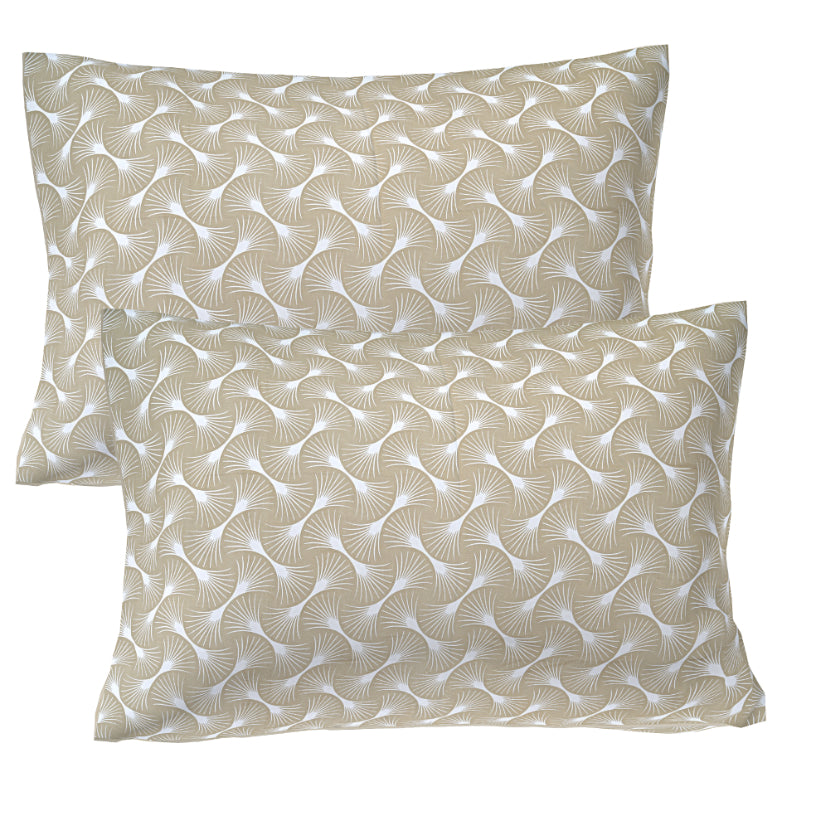 Honey Leaf Symmetry Double Bedsheet