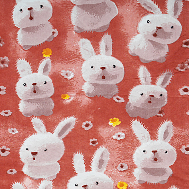 Scarlet Rabbit Sprint Double Bedsheet