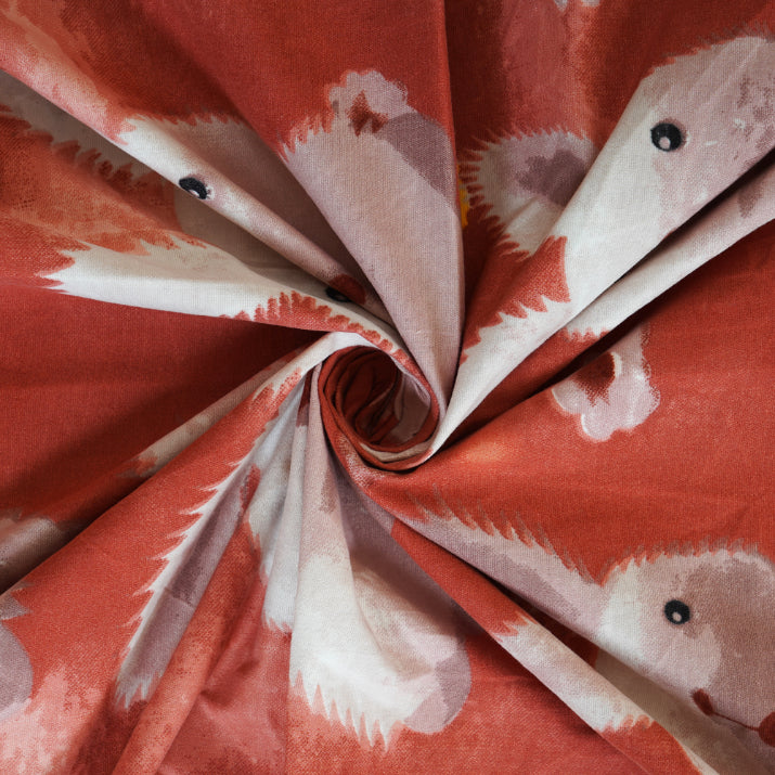 Scarlet Rabbit Sprint Double Bedsheet