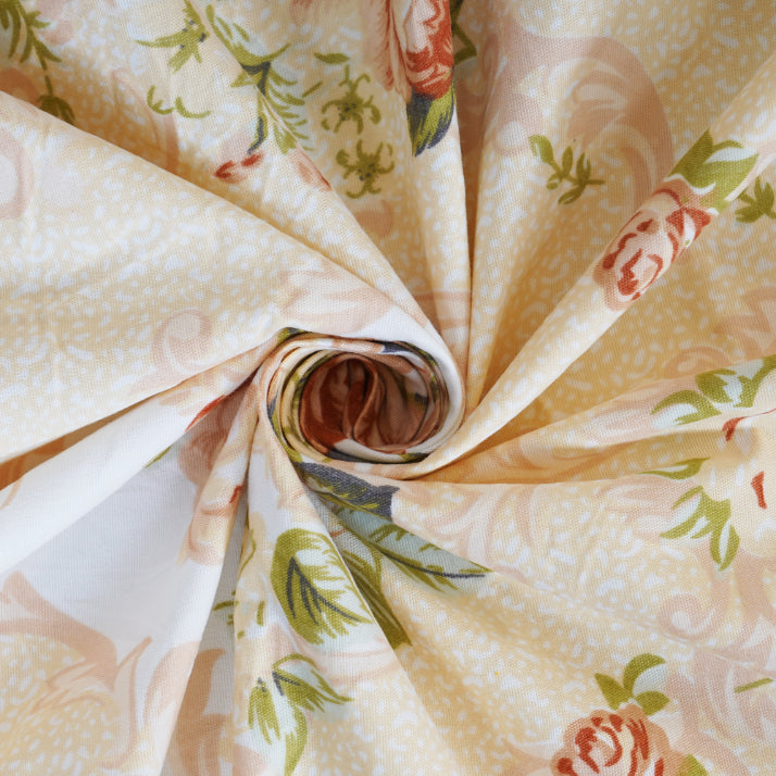 Antique Regency Bud Double Bedsheet