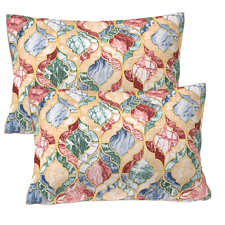 Emerald Shard Array Double Bedsheet