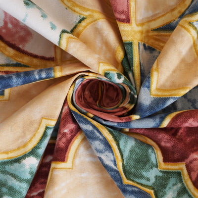 Emerald Shard Array Double Bedsheet