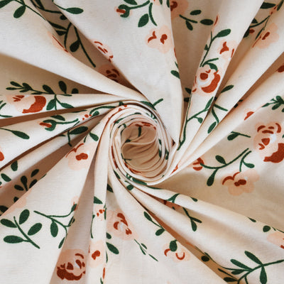 Nocturnal Vernal Petals Double Bedsheet