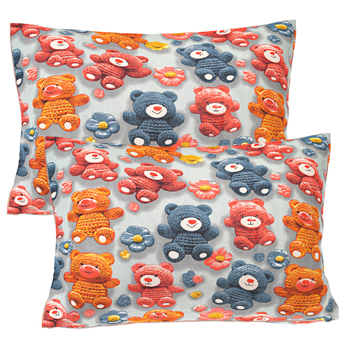 Plush Forest Gathering Double Bedsheet